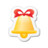 Xmas sticker bell